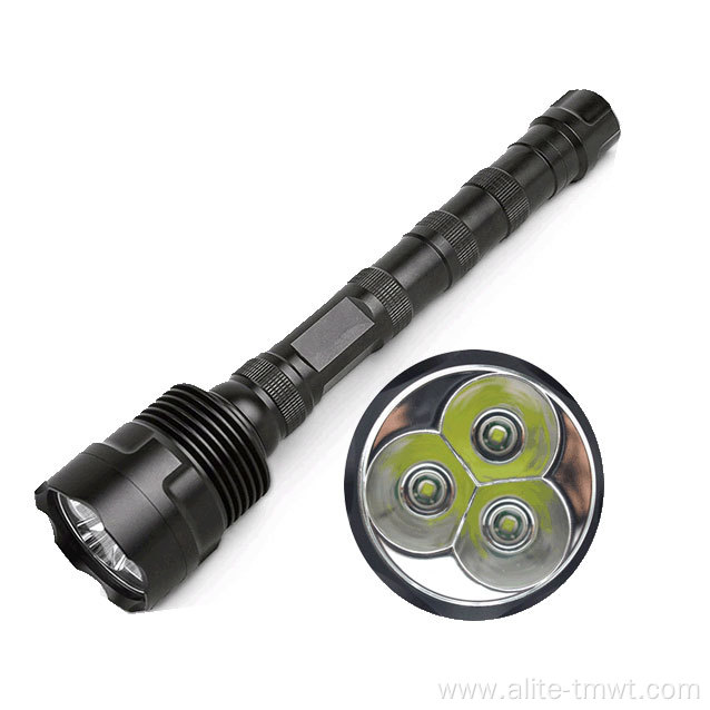 1000000 Lumens 3 XML-T6 LED Rechargable Driver Flashlight