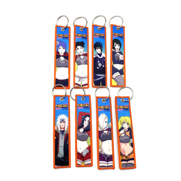 Custom Anime Heat Transfer Fabric Keychain Affordable price