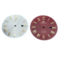 Quadrante per orologio da orologio da guilloche waffle personalizzato