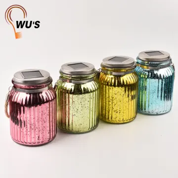Outdoor Long lifetime solar glass ball light decorative solar garden lights