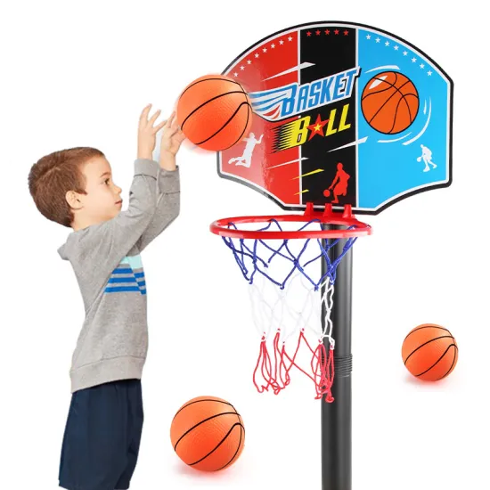 Adjustable Toddler Basketball Set: Perfect Outdoor Sports Toy for Young Boys