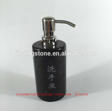 black marble Soap dispenser /lotion dispenser /stone shampoo bottle /shampoo box