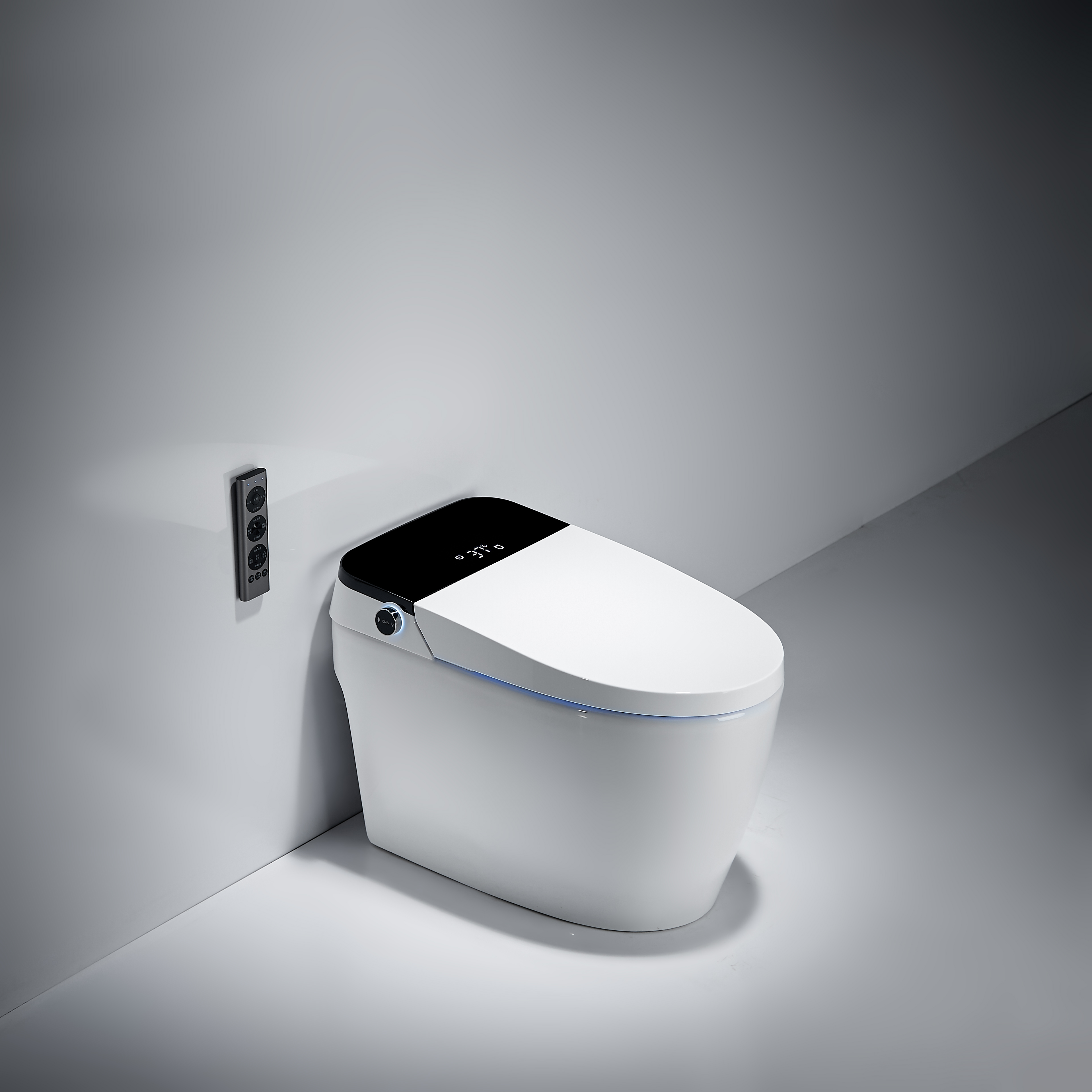 White intelligent smart toilet 