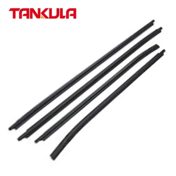 4Pcs Car Outside Seal Belt 68162-0K010 Weather Stripping for Toyota Hilux 2005-2015