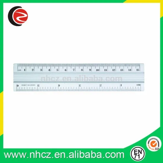 Promotional Custom 15cm plastic student&office ruler