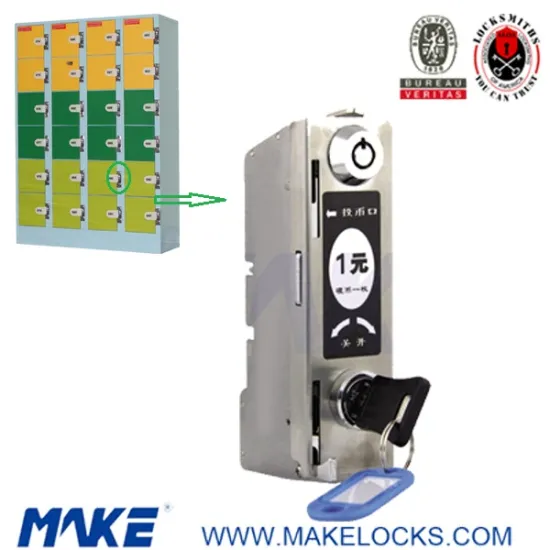 Master Key Metal Coin Locker Lock