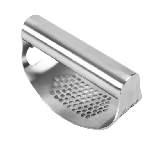 Professional Heavy-Duty Stainless Steel Garlic Press and Crusher