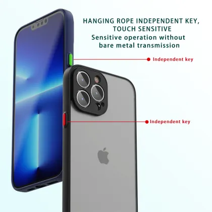 Luxury Translucent Smoke Phone Case for ZTE Axon 40 Ultra/Blade V50/A73/V70