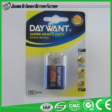 Excellent Quality China Manufacturer Durable 9v 6f22 006p battery