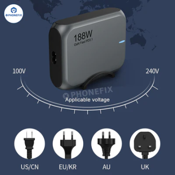 Maximize Your Charging Speed with the 188W GaN Multi-Port Charger