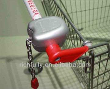 Cheap Price South Africa Supermarket trolley lock with custom coins operated