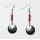 Hematite Earring with silver color finding