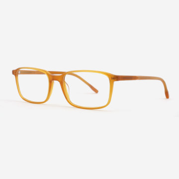 Super thin Rectangular Acetate Unisex Optical Frames