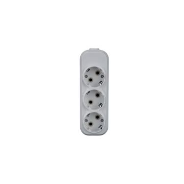 EU Standard 3 Way Gang Professional Extension Sockets Power Strip