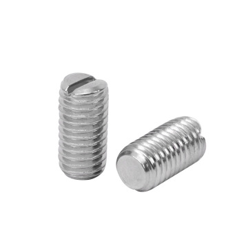 Gred 8.8 Metrik DIN 551 Slot Steel - Jenis dan Bahan termasuk Titanium, Keluli Tahan Karat, Aluminium, Nikel, Gangsa dalam Kedudukan Dipen dan Hitam Oksida