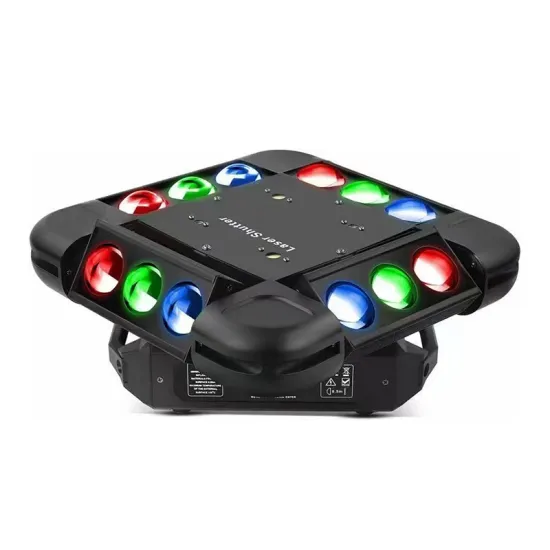 Factory Direct Supply 2*10W LED Colorful Rotating Beam Light Laser Effect RGBW Stage Lights