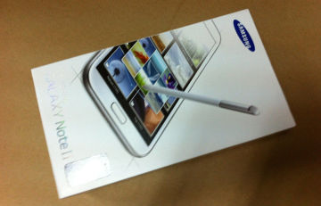 White Mobile Phone Packaging Boxes For Samsung Galaxy Note 2 Ii