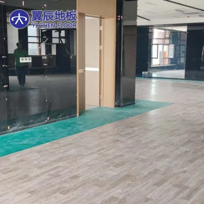 Gymnastics Gray Vinyl Floors Foam Vinyl Carpet