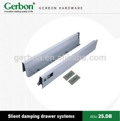 soft close silent damping drawer slide