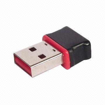 Wireless USB Adapter, Supports for 2.4GHz Frequency Band in Full Compliance IEEE802.11b/g/n