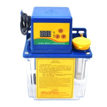 LIHAN 220V Electric Oil Gear Pump with 2L Oil Tank and Digital Display for Lubrication System