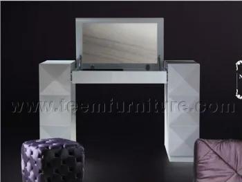 LS-203 white modern dresser table of bedroom furniture
