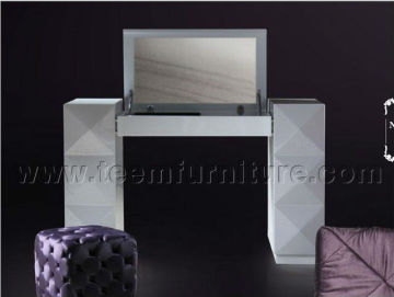 LS-203 white modern dresser table of bedroom furniture