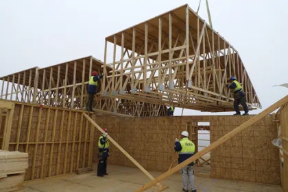 Island Prefab Club House Timber Frame