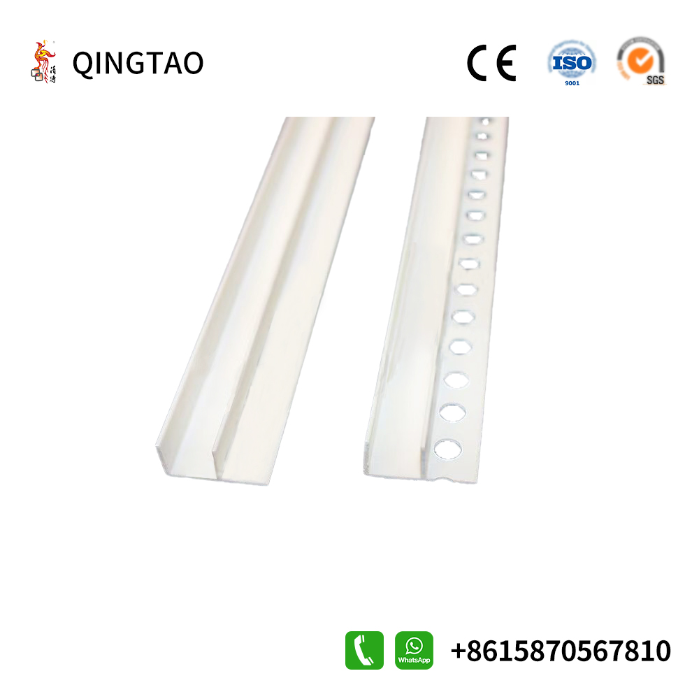 Tipo di protezione angolare in PVC Tipo non-barbed PVC corner protector F type non-barbed type