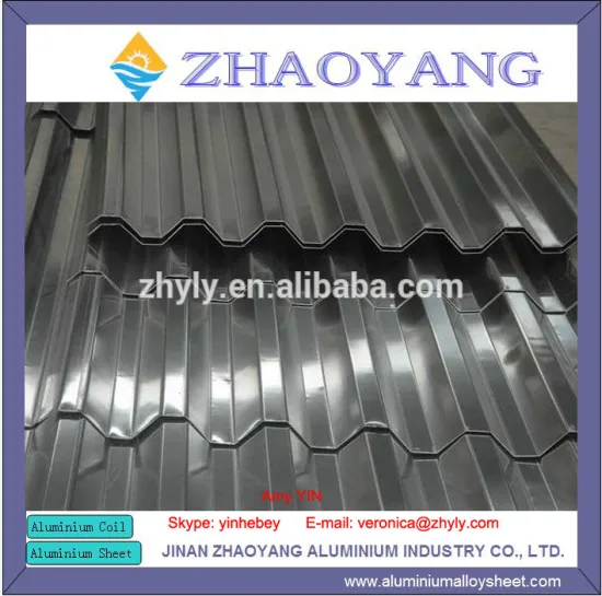 Aluminum corrugated roofing sheets