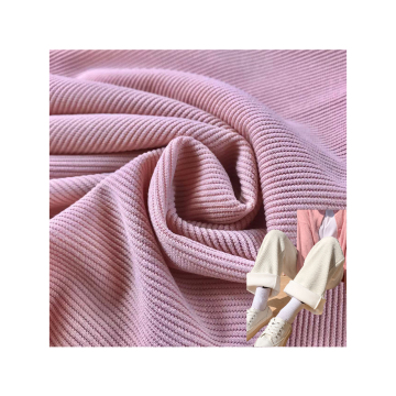 Beliebtes Baumwoll -Spandex -Rippenstoff - 4 -Wege -Stretch -Rippenmaterial für Kleidung