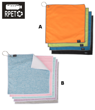 Plain double-sided velvet sports towel