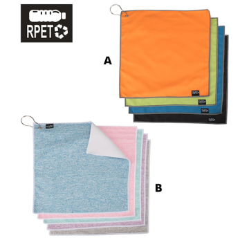 Serviette de sport en velours double face simple