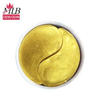24K Gold Collagen Under Eye Patches with Custom Logo Print