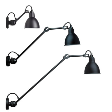 Nordic Multi-Color Retro Metal Wall Lamp for Hotel Bedroom