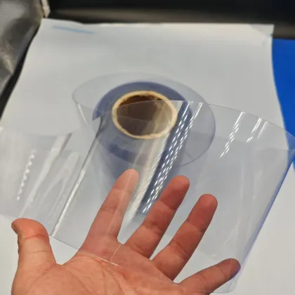 Clear PVC packaging sheet for tablet packaging