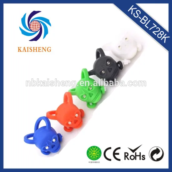 Silicone skull Bike light