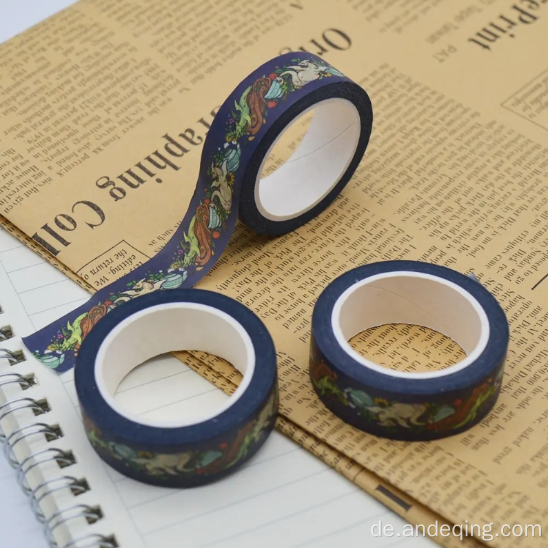 Custom Drucken Vollfarben dekoratives indisches Washi Tape