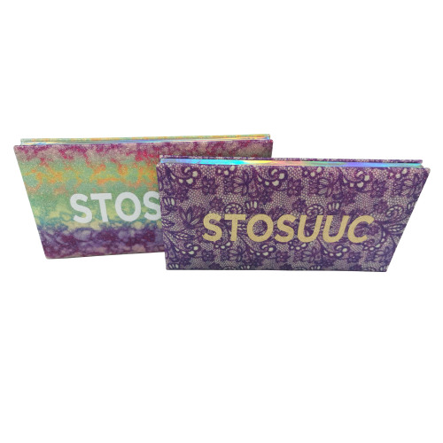 Glitter Cosmetic Box Eye shadow Kit Packaging box