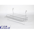 Wire rack kitchen hanging dish storage rack