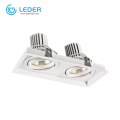 LEDER Innovativ energisparande 38W*2 LED Downlight
