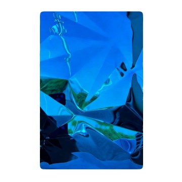 Placa em relevo de aço inoxidável 17