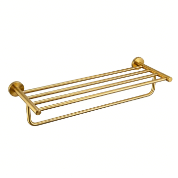 304 Steel Wall Mounted Towel Rack Double Tier