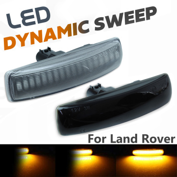 2Pcs LED Turn Signal Dynamic Side Marker Lamp Repeater Indicator Light For Land Rover Freeland 2 Discovery 3 4 Rover Sport L320