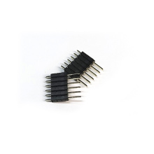 2.54 Connector de pino de linha de plástico quad plástica de 180 graus