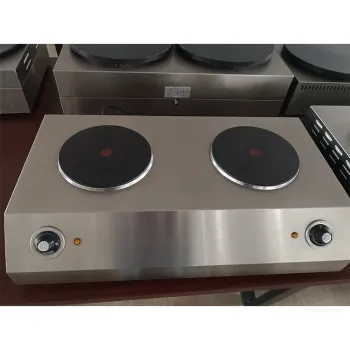 Industrial 2.6KW Electric Cooktop Stove Heater with 2 Burners: High-Power Kitchen Appliance Solution