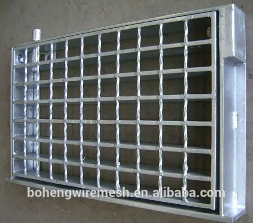 HD galvanized steel grating trench cover drainage steel grates