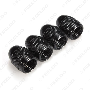 Aluminum Bullet Style Tire Valve Caps for Wheels