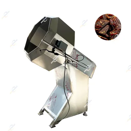 Octagonal Seasoning Machine for Meat Jerky and Snacks