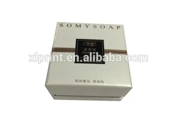 delicate excellent quality cardboard soap paper box custom